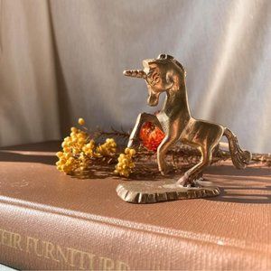 Vintage Brass Unicorn